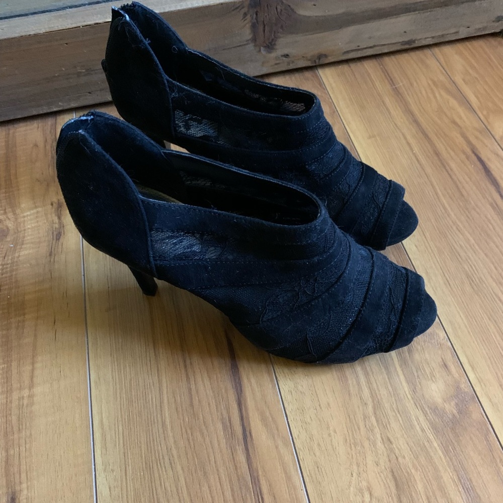Lacy booties